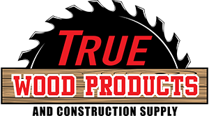 True Wood products logo Brown red black 300px