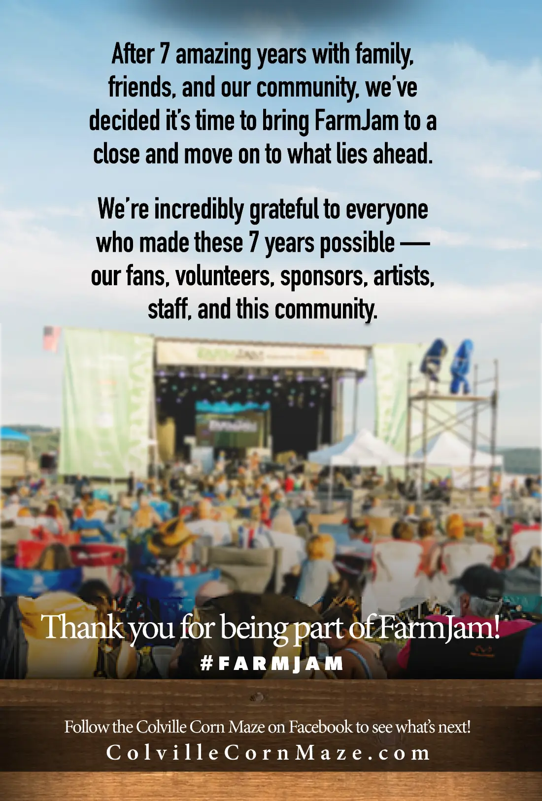 FarmJam 2026 Farewell post blur